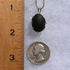 Australite Pendant Necklace Sterling Silver #2948-Moldavite Life