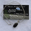 Australite Pendant Necklace Sterling Silver #2949-Moldavite Life