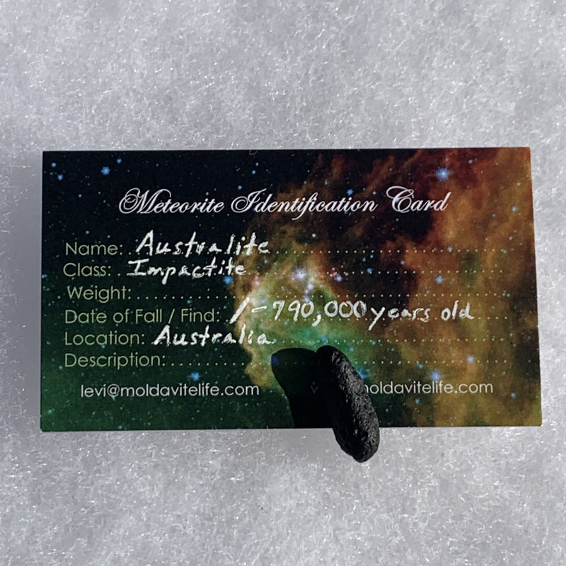 Australite Tektite 1.2 grams AU52-Moldavite Life