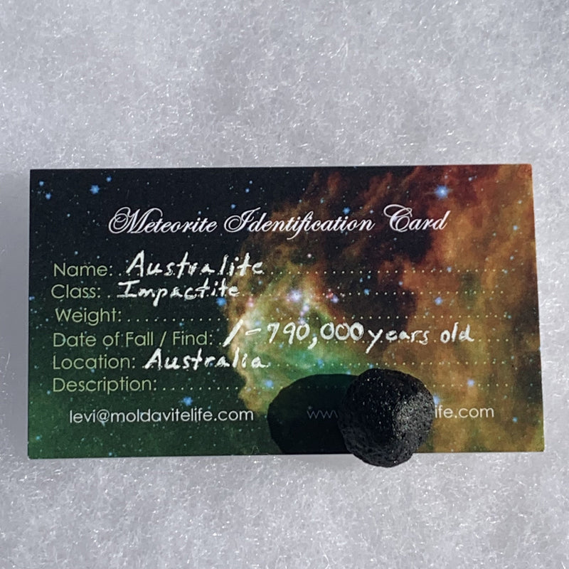 Australite Tektite 3.5 grams AU40-Moldavite Life