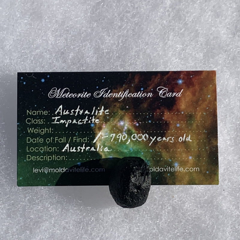 Australite Tektite 8.5 grams AU65-Moldavite Life