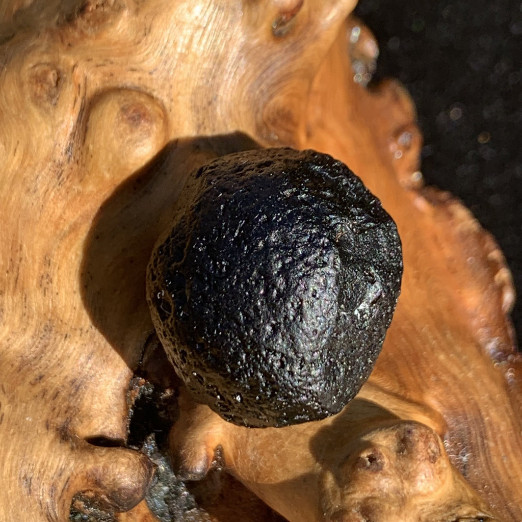Australite Tektite Button UFO | MoldaviteJewelry.com The #1 Source ...