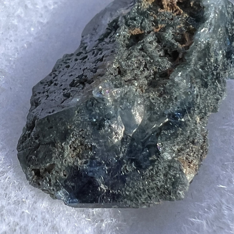 Benitoite Crystal Crossite Included-Moldavite Life