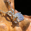 Benitoite Crystal Necklace Sterling #2616-Moldavite Life