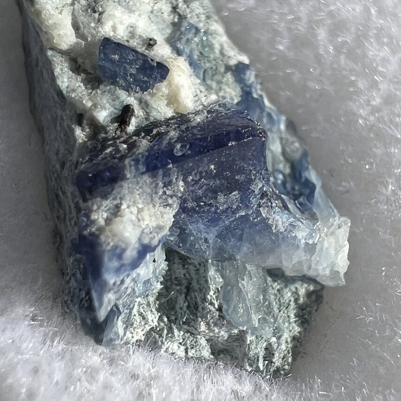 Benitoite, Natrolite, & Crossite-Moldavite Life