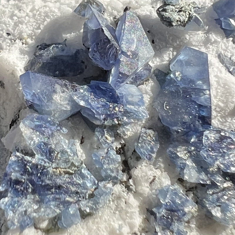 Benitoite, Neptunite, Natrolite, & Crossite-Moldavite Life