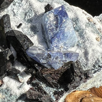 Benitoite, Neptunite, Natrolite, & Crossite-Moldavite Life