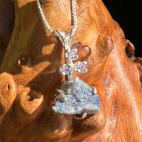 Benitoite & Tanzanite Necklace Sterling Silver #2601-Moldavite Life