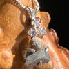 Benitoite & Tanzanite Necklace Sterling Silver #2606-Moldavite Life