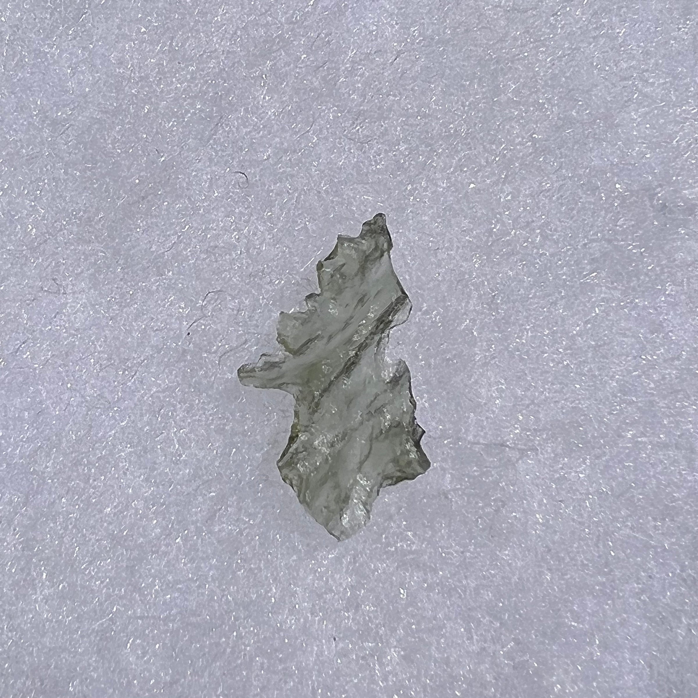 Besednice Moldavite 0.42 grams #477-Moldavite Life