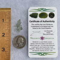 Besednice Moldavite 0.42 grams #477-Moldavite Life