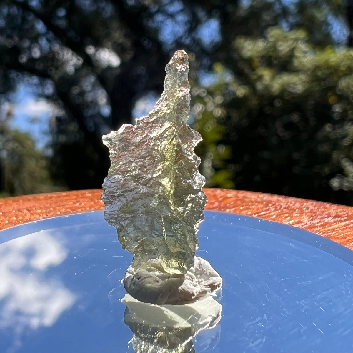 Besednice Moldavite 0.49 grams #476-Moldavite Life
