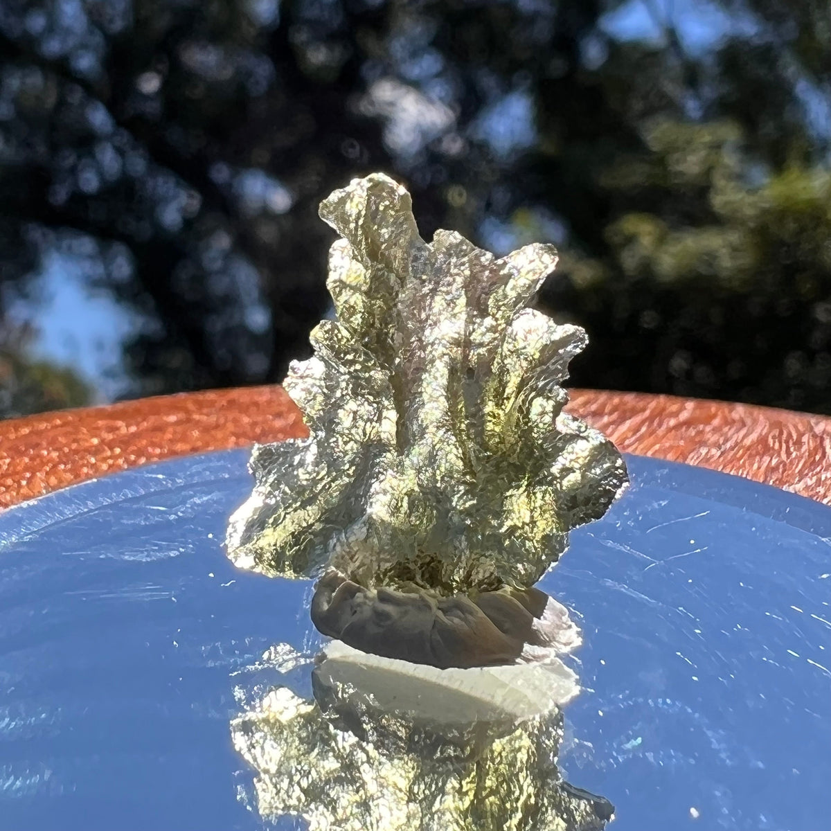 Besednice Moldavite 0.67 grams #443-Moldavite Life