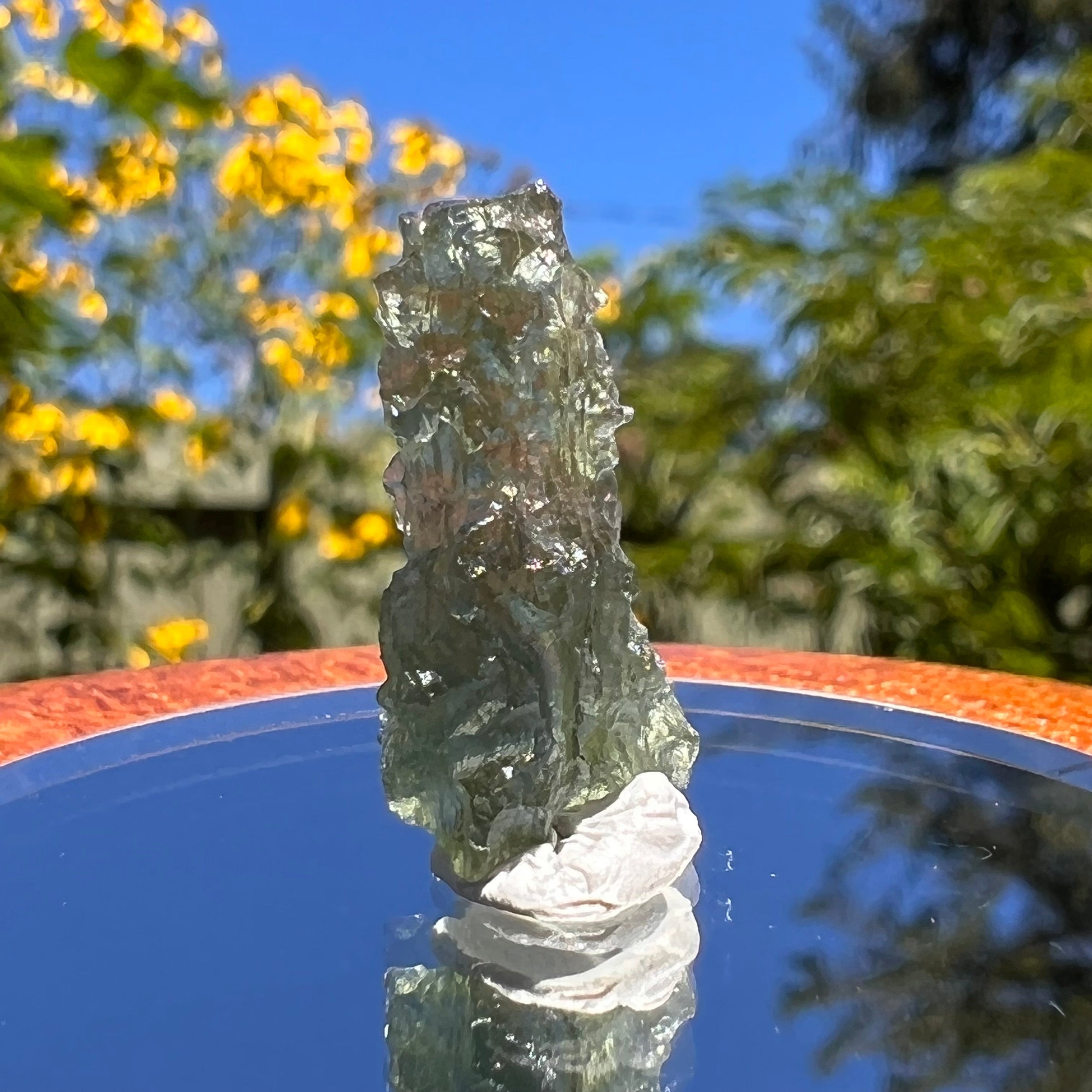 Besednice Moldavite 0.7 grams #356-Moldavite Life