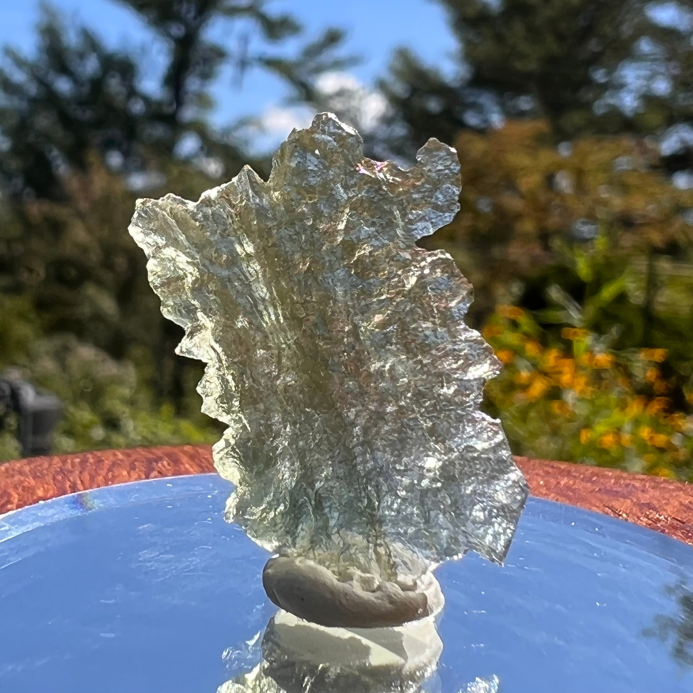 Besednice Moldavite 0.7 grams #382-Moldavite Life