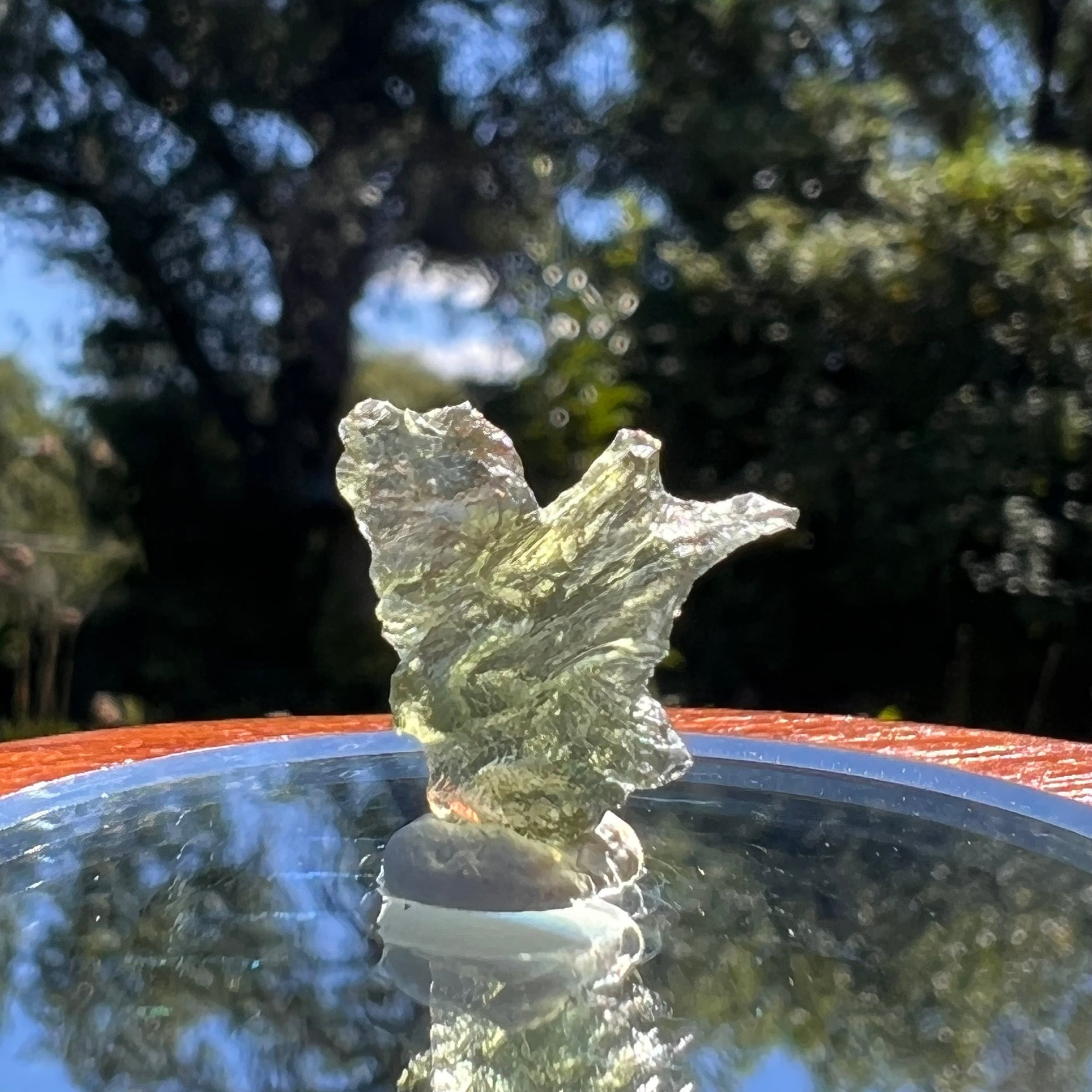 Besednice Moldavite 0.72 grams #427-Moldavite Life