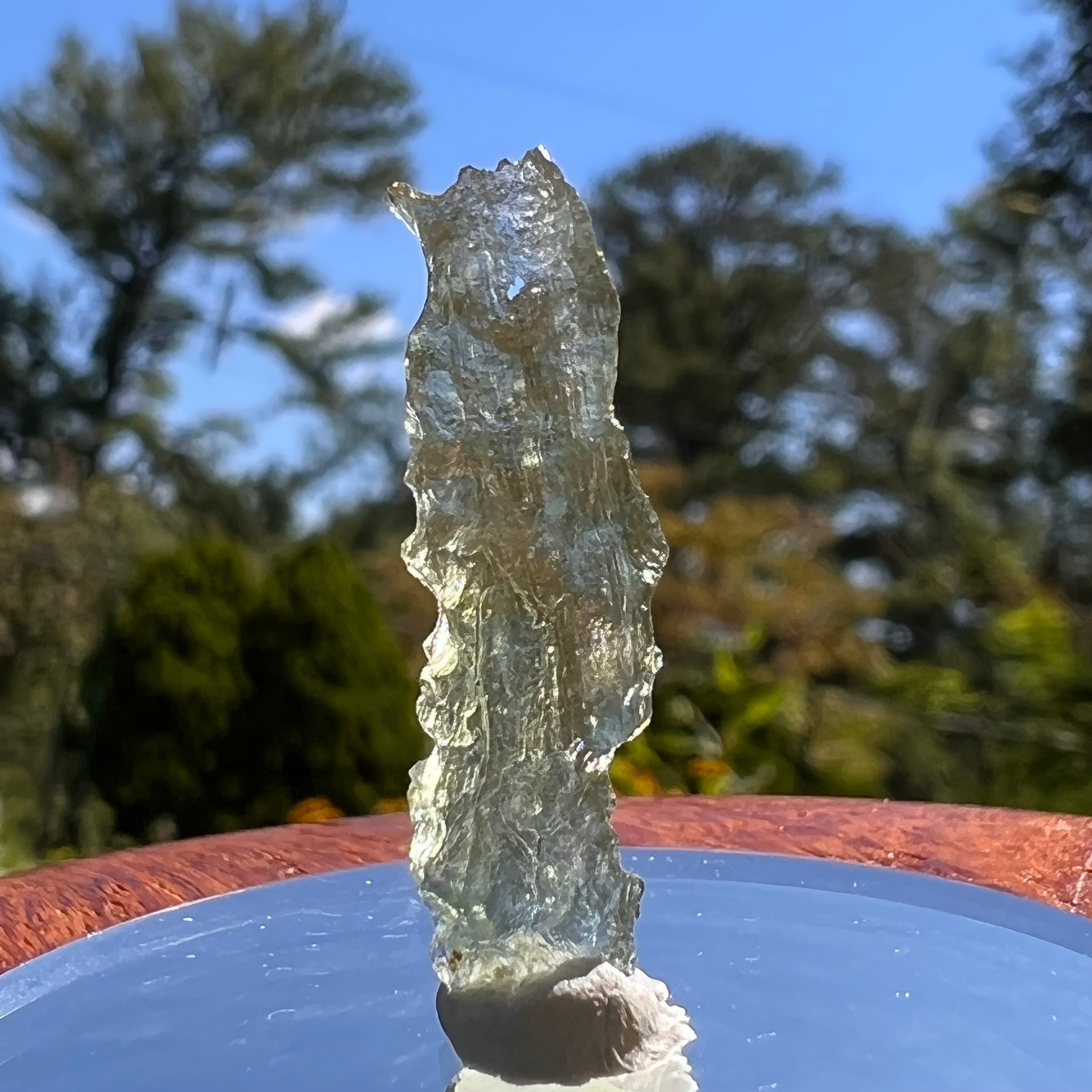 Besednice Moldavite 0.73 grams #402-Moldavite Life