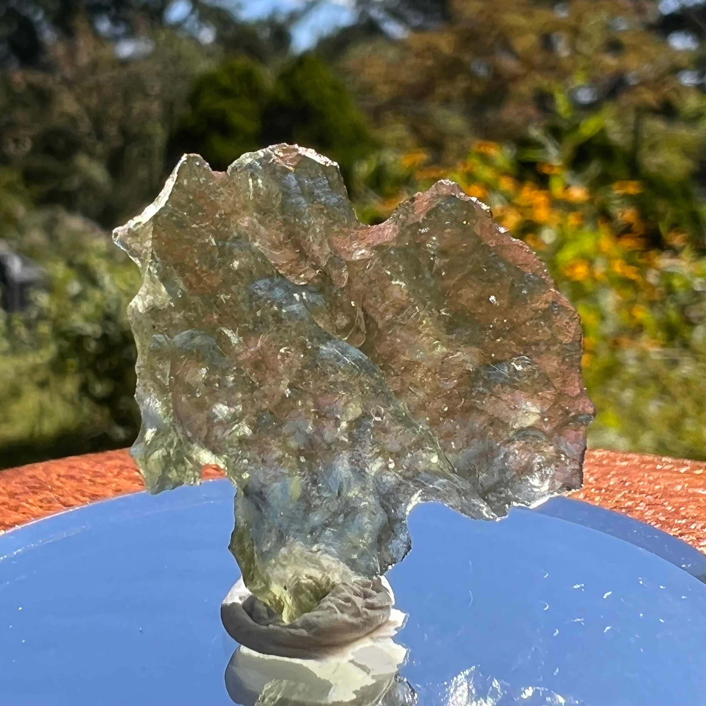Besednice Moldavite 0.8 grams #381-Moldavite Life