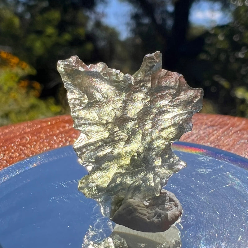 Besednice Moldavite 0.84 grams #418-Moldavite Life