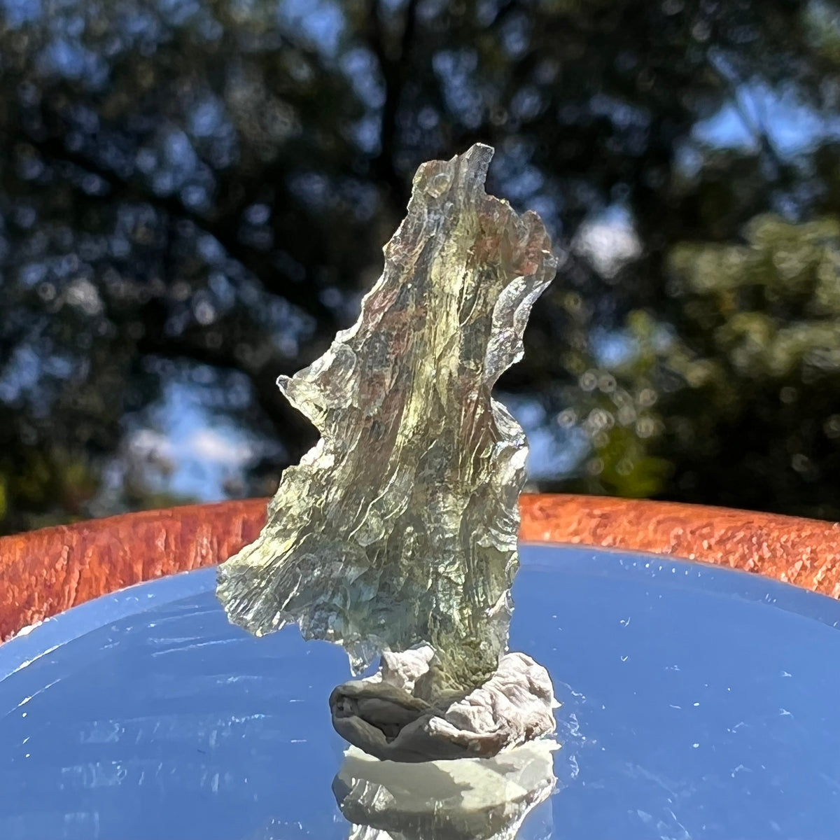 Besednice Moldavite 0.84 grams #481-Moldavite Life