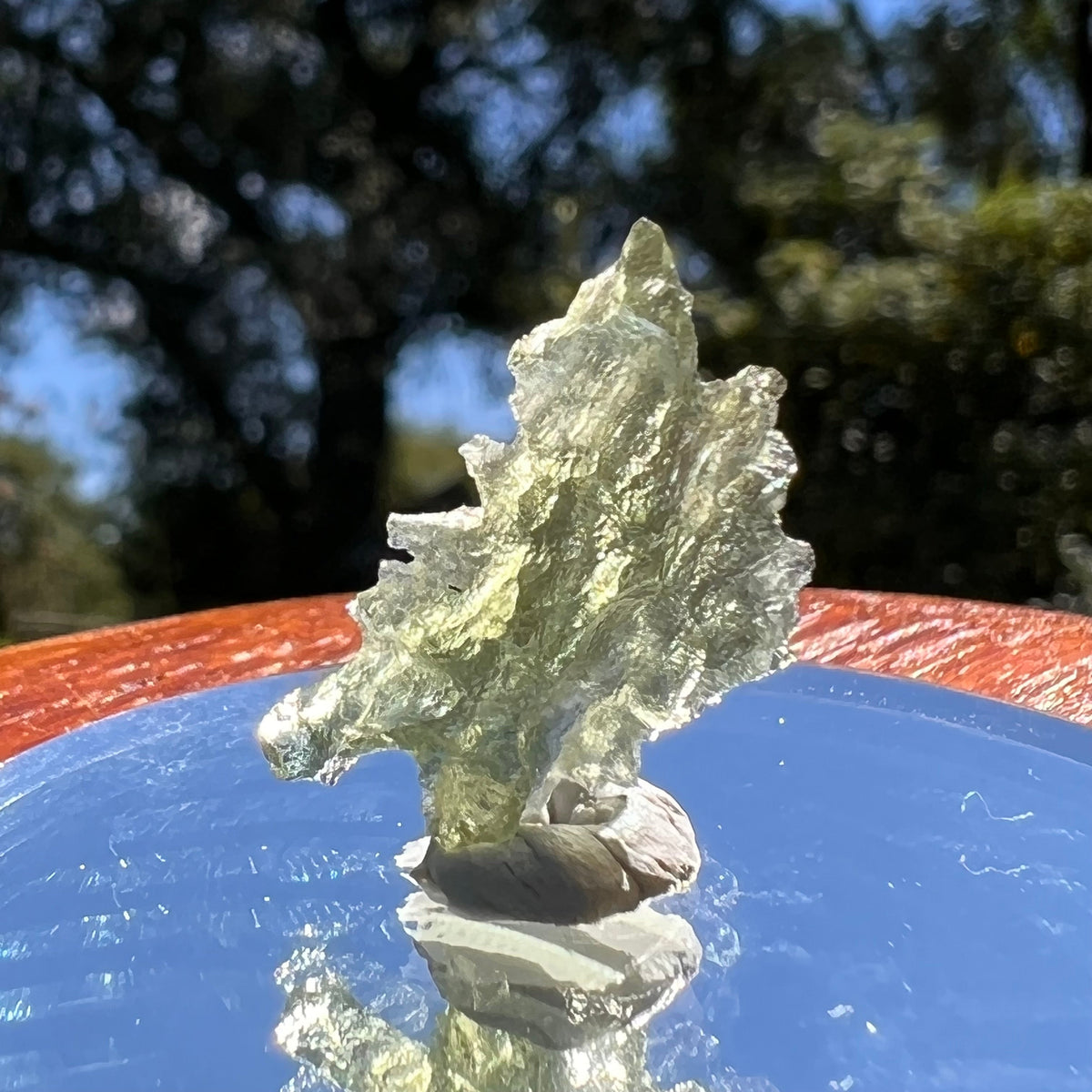 Besednice Moldavite 0.85 grams #448-Moldavite Life