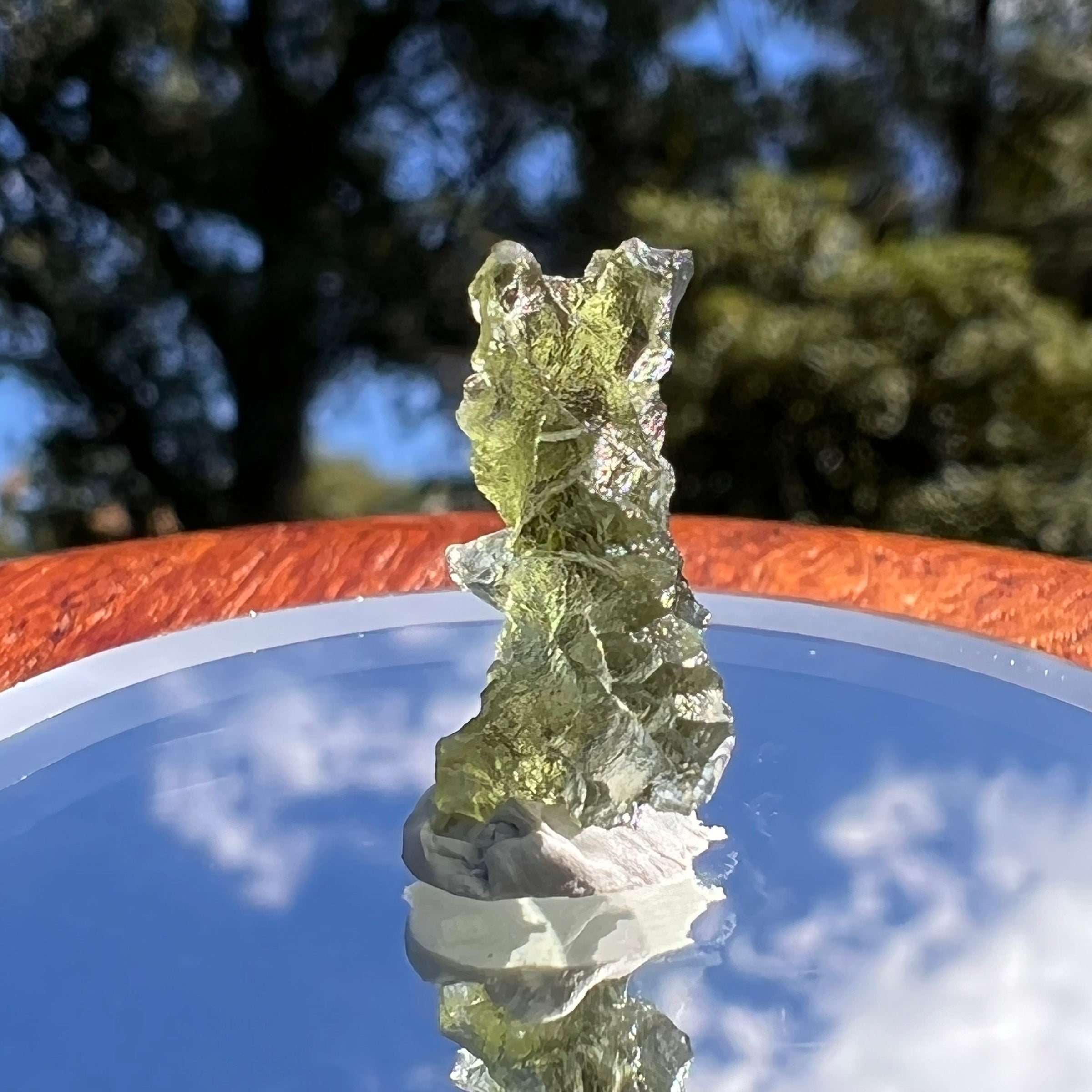 Besednice Moldavite 0.87 grams #514-Moldavite Life