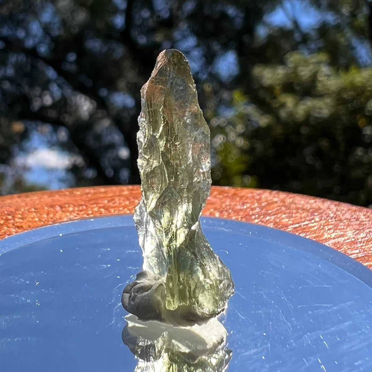 Besednice Moldavite 0.89 grams #478-Moldavite Life