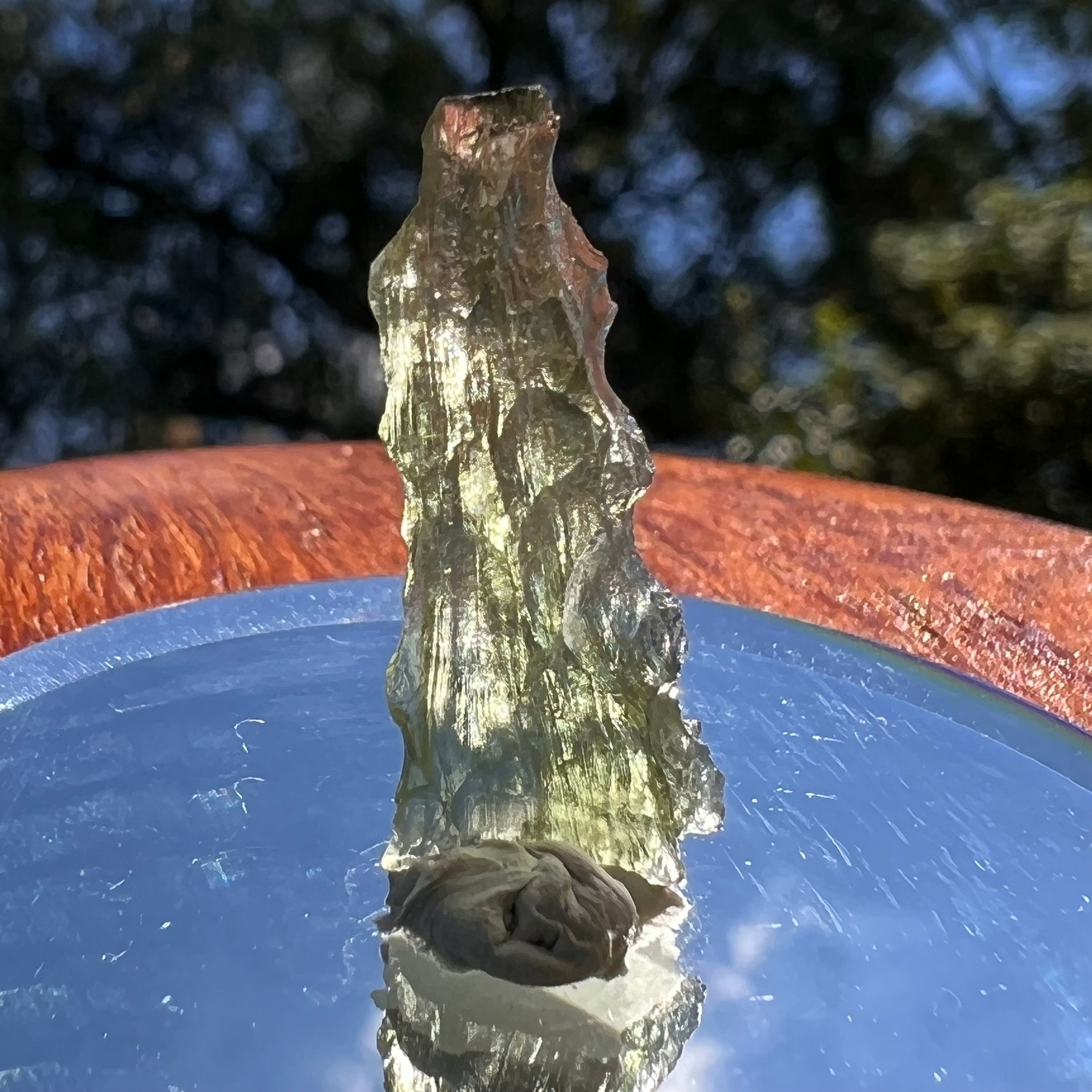 Besednice Moldavite 0.89 grams #478-Moldavite Life