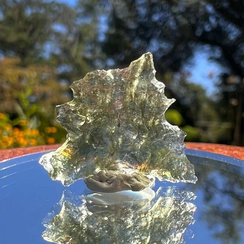 Besednice Moldavite 0.9 grams #355-Moldavite Life