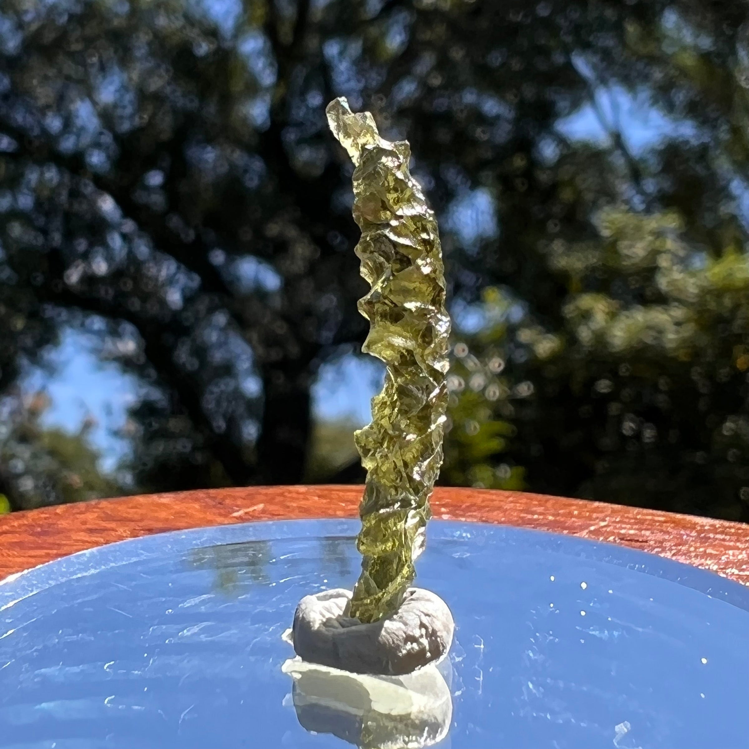 Besednice Moldavite 0.90 grams #450-Moldavite Life