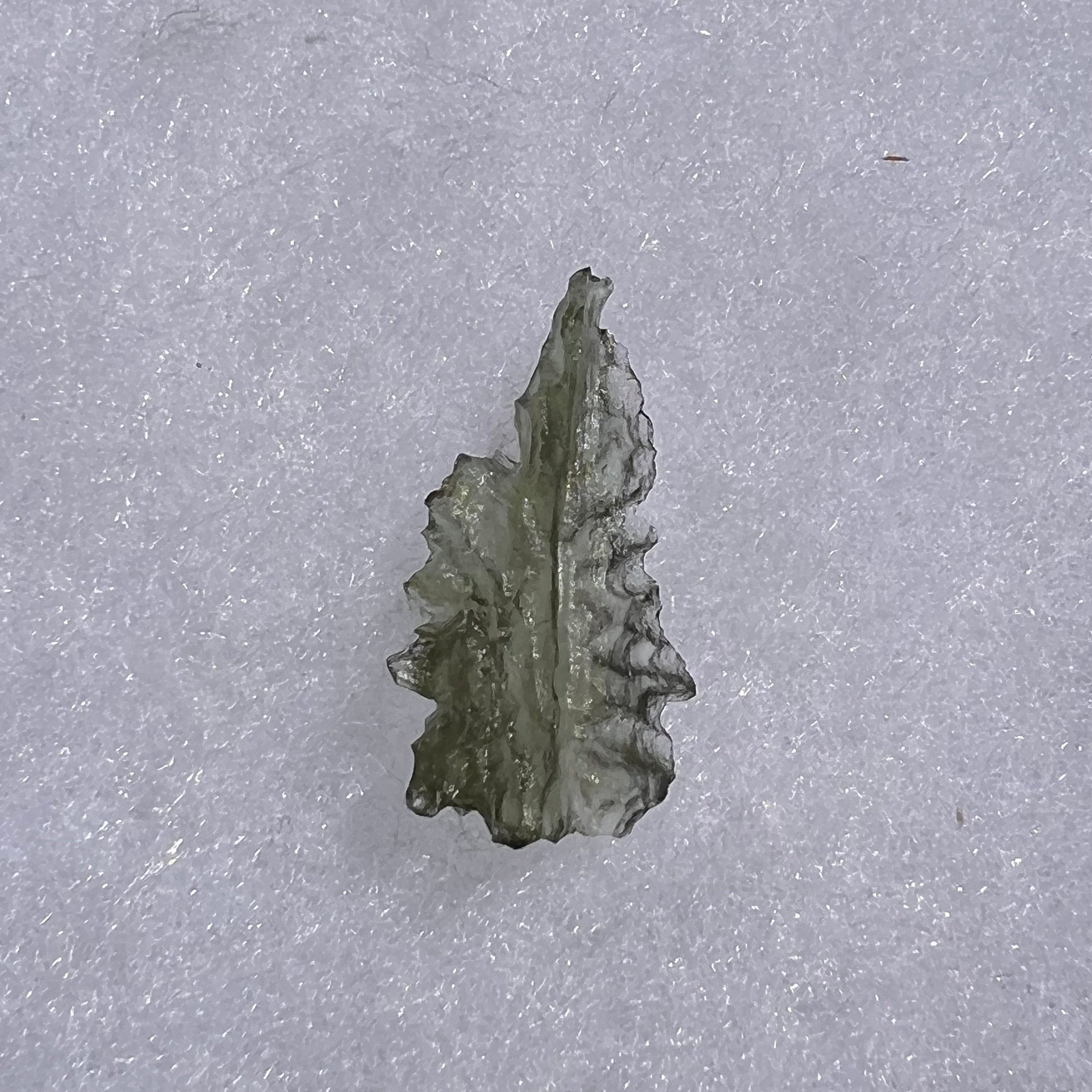 Besednice Moldavite 0.90 grams #454-Moldavite Life