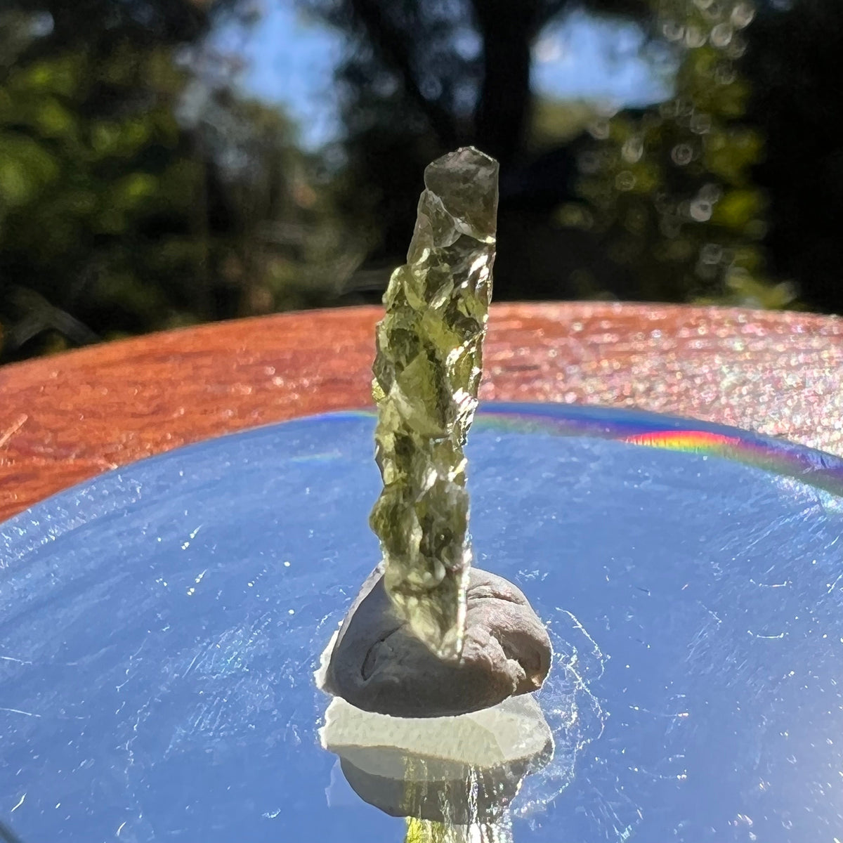 Besednice Moldavite 0.94 grams #420-Moldavite Life