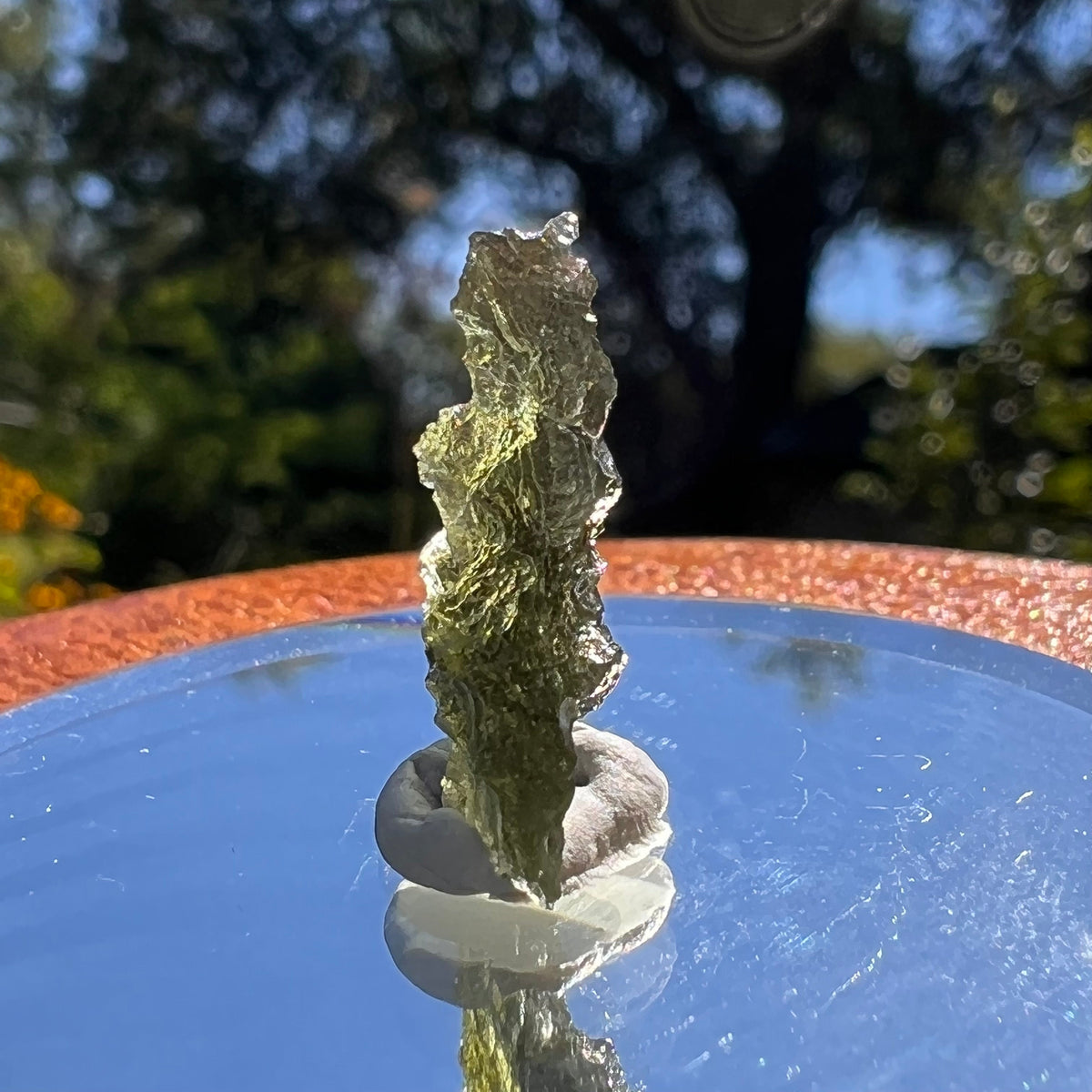 Besednice Moldavite 0.96 grams #423-Moldavite Life