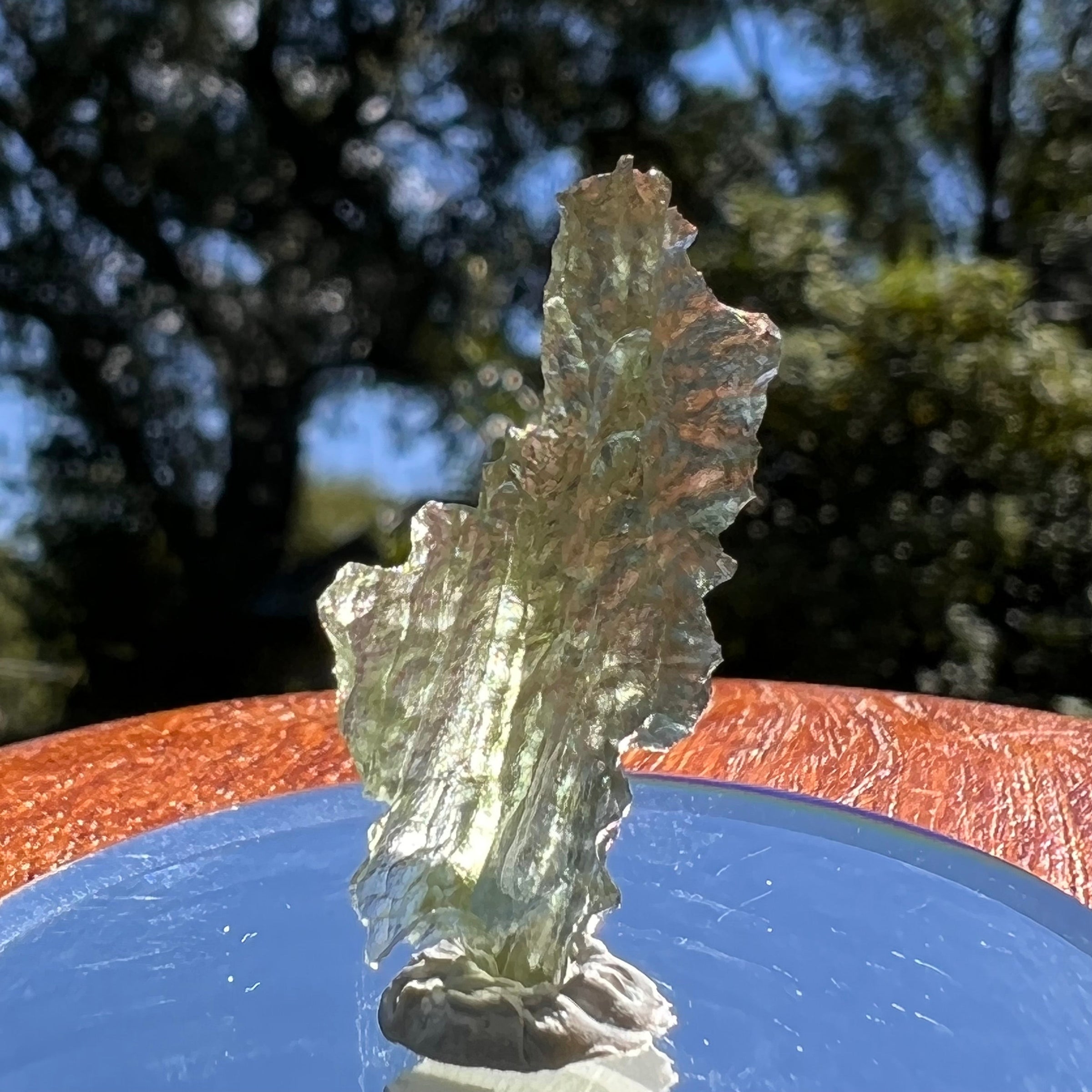 Besednice Moldavite 0.96 grams #444-Moldavite Life