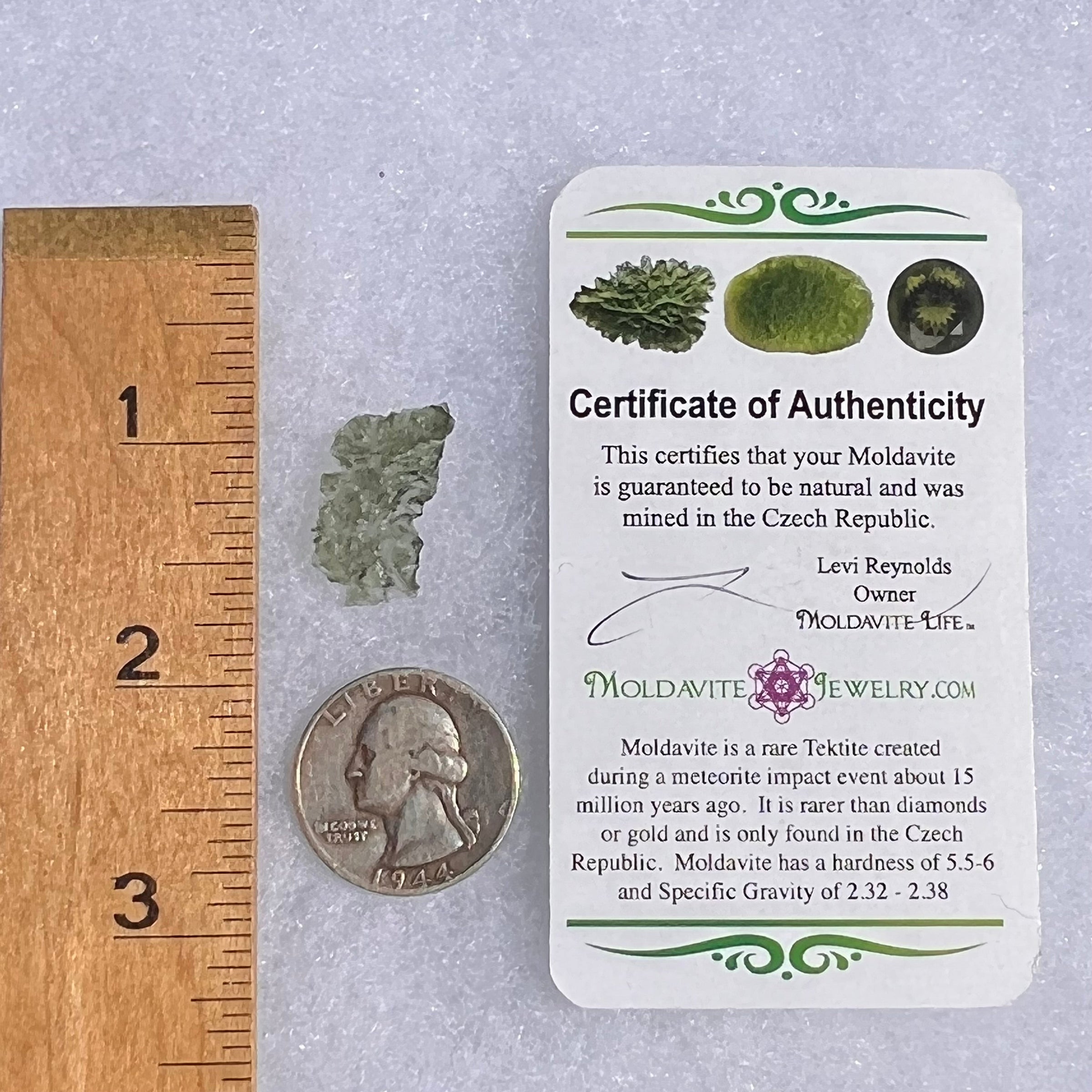 Besednice Moldavite 1 gram #352-Moldavite Life