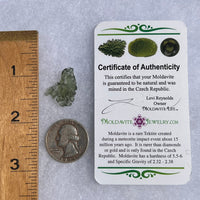 Besednice Moldavite 1 gram #364-Moldavite Life