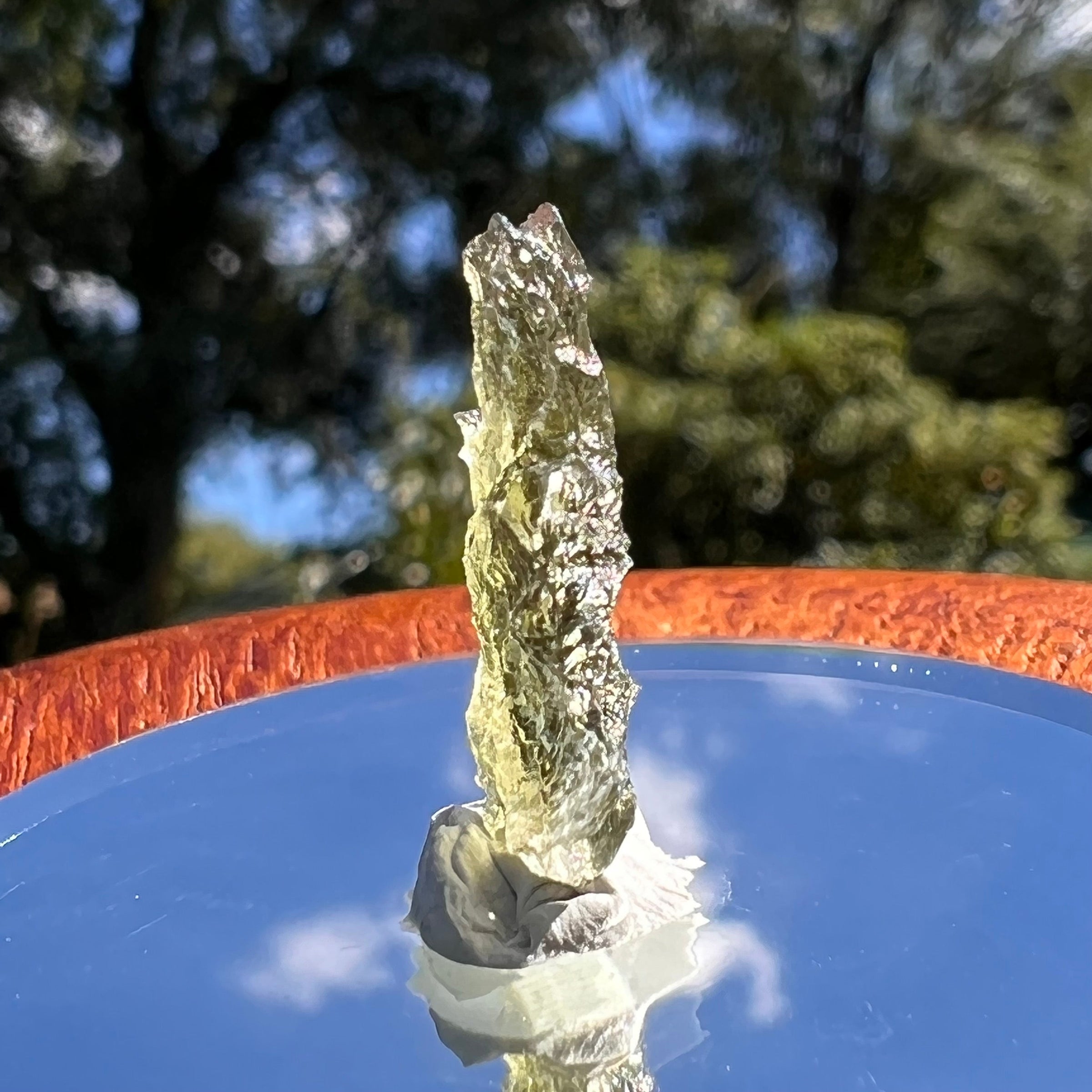 Besednice Moldavite 1.02 grams #509-Moldavite Life