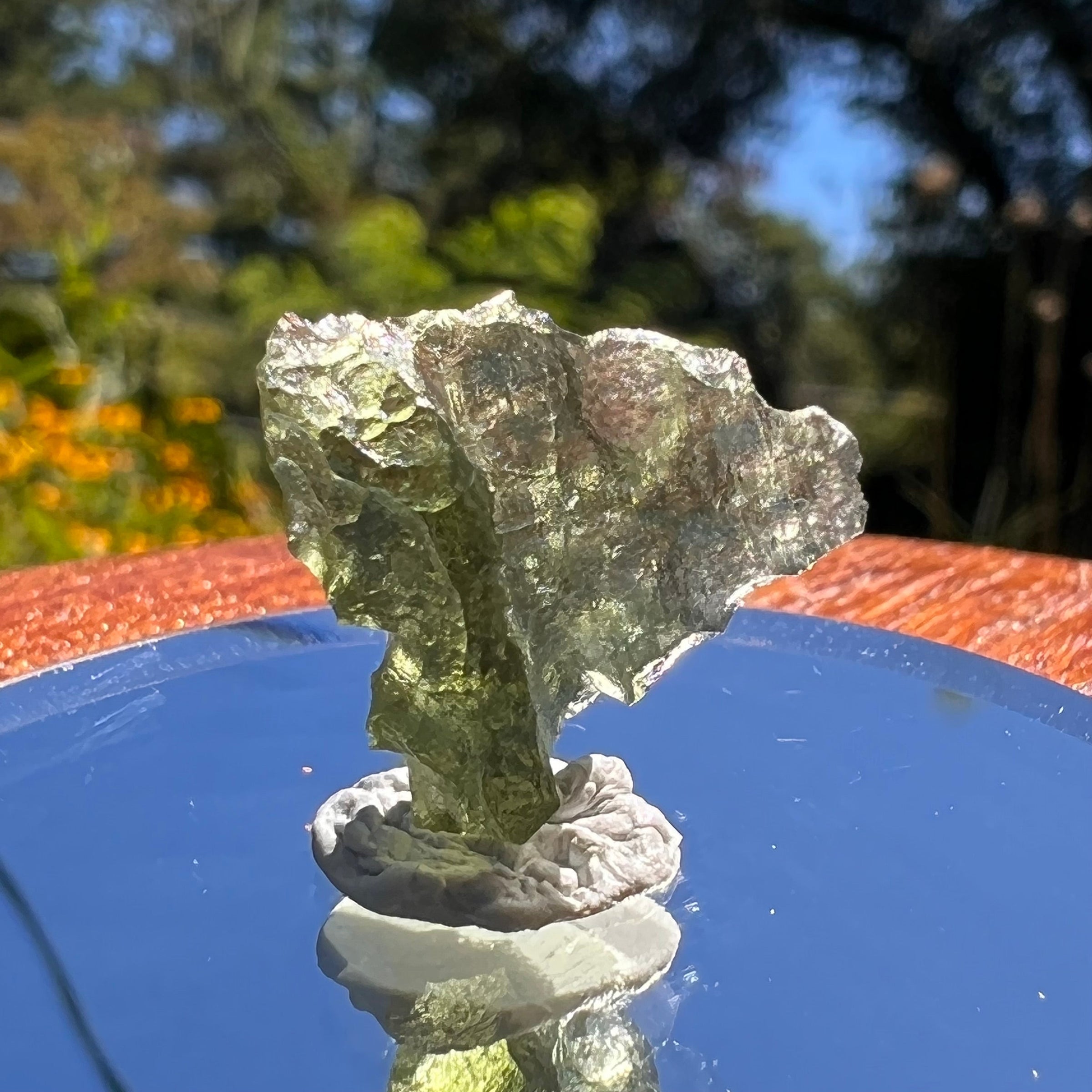 Besednice Moldavite 1.1 grams #360-Moldavite Life