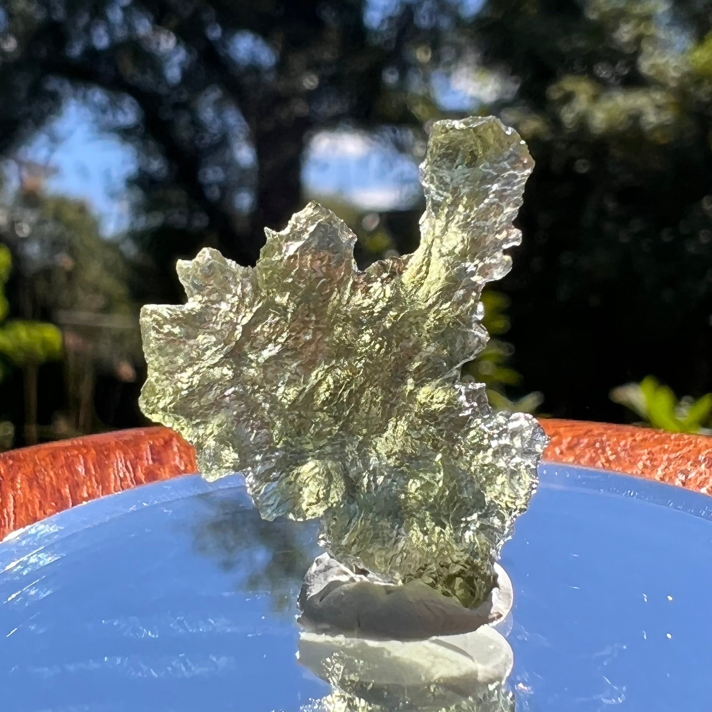 Besednice Moldavite 1.28 grams #430-Moldavite Life