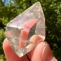 Brookite in Quartz Crystal #254-Moldavite Life