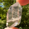 Brookite in Quartz Crystal #257-Moldavite Life