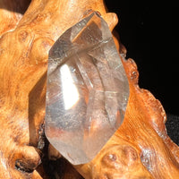 Brookite in Quartz Crystal #257-Moldavite Life