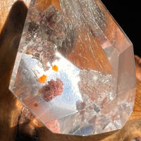 Brookite in Quartz Crystal #260-Moldavite Life
