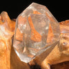 Brookite in Quartz Crystal #264-Moldavite Life