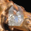 Brookite in Quartz Crystal #272-Moldavite Life