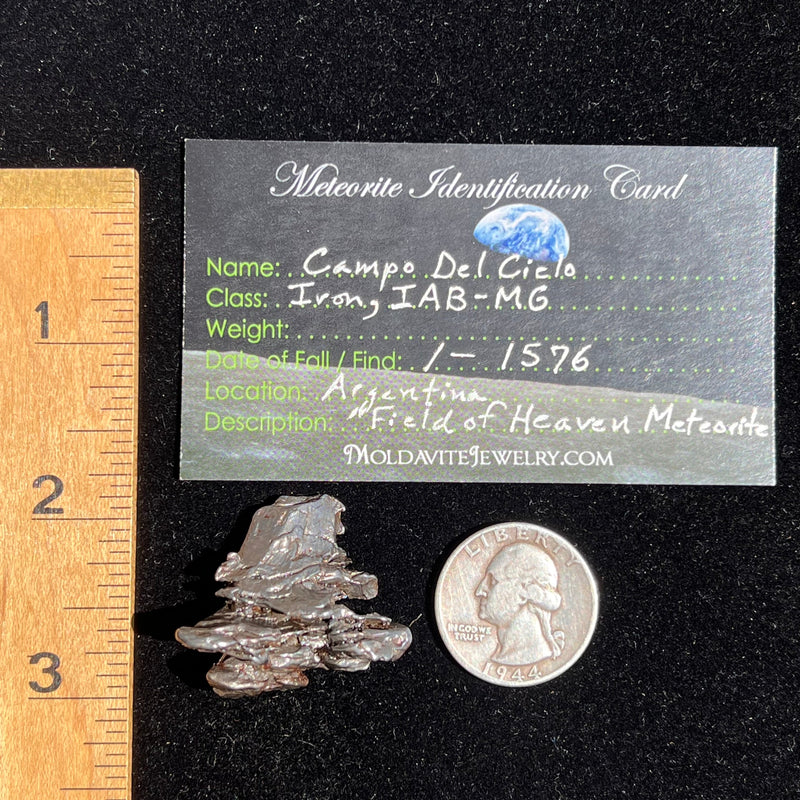 Campo Del Cielo Meteorite 24 grams #93-Moldavite Life