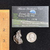 Campo Del Cielo Meteorite 28.2 grams #49-Moldavite Life