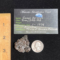 Campo Del Cielo Meteorite 30.1 grams #63-Moldavite Life