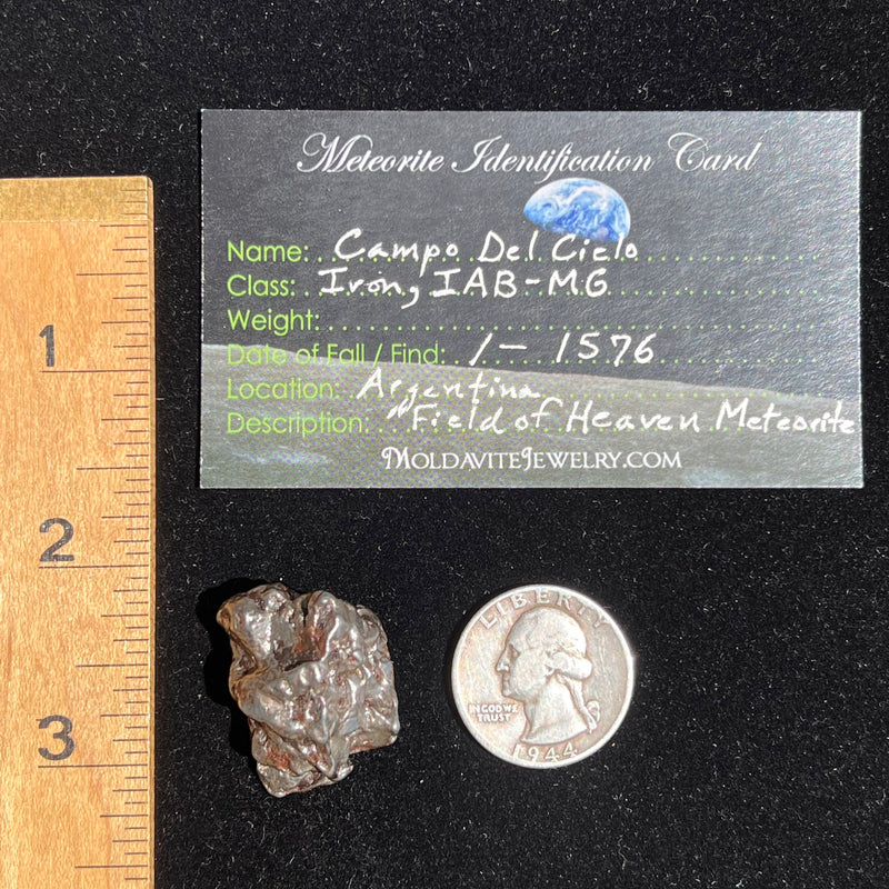 Campo Del Cielo Meteorite 30.5 grams #69-Moldavite Life