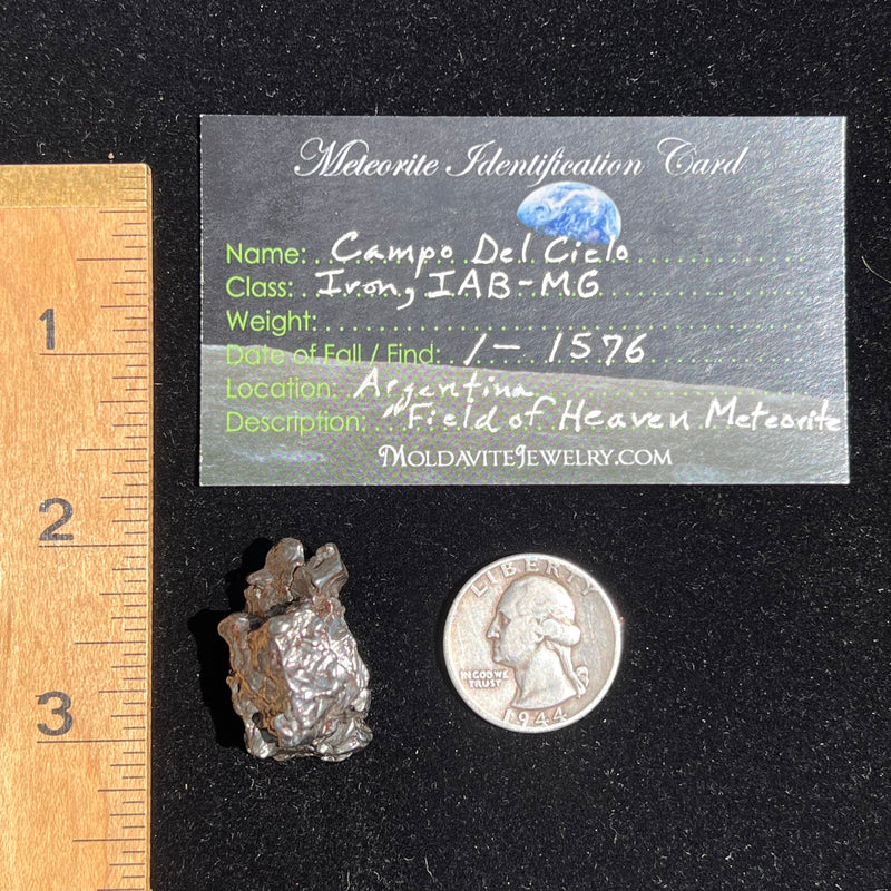 Campo Del Cielo Meteorite 30.5 grams #77-Moldavite Life